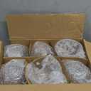 Sliner 6 Pcs Halloween Glass Coffee Mugs with Handle, 16 oz Clear Irish Coffee Mugs Halloween Ghost Footed Irish Glasses Cups for Beverages Latte Hot Chocolate(Ghost)