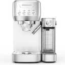 MAttinata CM1632 Cappuccino Machine 20 Bar, Professional Espresso Machines Coffee Maker for Home with Automatic Milk Frothering System, Barista Compact Latte Maker for Coffee Lovers, Stainless Steel