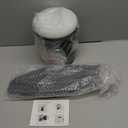 Yoedivu Ceiling Fans with Lights - 35 Inch Small Low Profile Ceiling Fan and Remote,Flush Mount Ceiling Fan with 5 Reversible Blades 6 Wind Speeds, Black Modern Ceiling Fans for Bedroom Kitchen