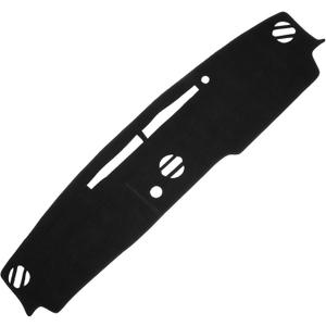 Dash Cover for Toyota Land Cruiser Prado 250 J250 LC250 2024 2025 Dashboard Cover Mat Polyester Dashboard Mat Sunshade Non-Slip Dashboard Protector Anti-Glare& Beat the Heat Black