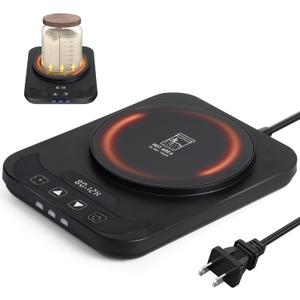 USHYMJT Sourdough Starter Warmer  Precision Temperature Control (70-100F, 1F Adjustable) with 12H Timer, Auto Shutoff & Waterproof Thermometer | Compact, Energy-Efficient Design for Home Bakers