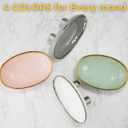 Ceramic Fruit Bowl  10 Gray Decorative Bowl for Kitchen Counter  Modern Pedestal Bowl, Fruit Bowls, Catch All Bowl, and Fruit Basket for Kitchen Counter