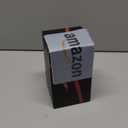 Ceramic Travel Coffee Mug with Non-Slip Silicone Sleeve, and Slider Splash Resistant Lid, To Go Tumbler for Car Cup Holder, Reusable White Coffee Cup, Gifts for Women Men Him Her, 12 oz, Black