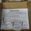 Ravinte 10 Pack 3-3/4 Inch Antique Brass Kitchen Cabinet Handles Solid Zinc Alloy Cabinet Pulls Cupboard & Drawer Handles