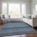 Addison Rugs Chantille ACN979 Navy 2'6" x 3'10" Indoor Outdoor Area Rug, Easy Clean, Machine Washable, Non Shedding, Bedroom, Entry, Living Room, Dining Room, Kitchen, Patio Rug
