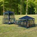 Extra Large Catio Outdoor Cat Enclosure, 2-Tier Foldable Cat Tent with 3 Doors for Patio, Balcony, Indoor & Camping, Weatherproof Sunproof Cat Playpen with Carry Bag IncludedPatented