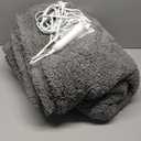 Eydna Electric Heated Blanket Full Size 72"×84" with 9 Heating Levels & 1-10Hs Auto Off，Double Sided Plush Sherpa, Energy Efficient, Machine Washable, for Couch & Bed, Light Gray