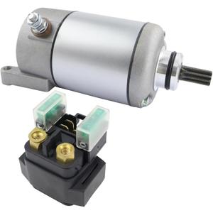 18757 Starter with Relay for Yamaha Grizzly 350 2007-2014 Wolverine 350 2006-2009 YFM35 YFM350 Bruin 2004-2006 YZF600R YZF 600R 1997-2007 YZF600R 599cc Engine 2000-2007 SMU0269, 3HE-81800-00-00