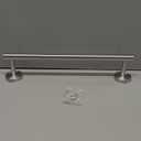 Nolimas Brushed Nickel Bath Towel Bar Single Bars Towel Rack Rod Classic Wall Mounted SUS304 Stainless Steel Bathroom Towel Holder Toilet Kitchen Towel Shelf Single Layer,16 inches