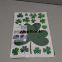 St Patricks Day Window Clings, 109 Pcs Shamrock Window Stickers for St Patricks Day Decorations, Shamrock