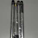 Large Heavy-Duty Floor Squeegee, 18 Rubber Blade Broom & 62 Long Handle Floor Squeegee for Concrete, Bathroom Tile, Garage Concrete, Deck, Shower Glass, Window Cleaning (Yellow)