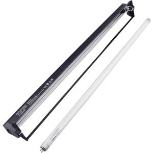 Aiicioo T5 UVB Lighting Combo Kit 24W - T5 UVB Reptile Light Fixture and 5.0 UVB Light Bulb for Bearded Dragon Leopard Gecko (22Inch 24W)