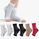 Neuropathy Socks for Women, 6Pairs Soothe Compression Socks for Neuropathy Pain, Ankle Brace Plantar Fasciitis Swelling Relief - L/XL