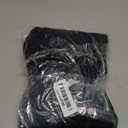 Women's Elegant Bodycon Midi Dress Lace Party Cocktail Wedding Guest Dress (Large, Black)