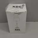 KDG Cordless Portables Table Lamp Set of 2, LED Fabric Shade Small Desk Lamps, 5000mAh Battery Powered Lighting, 2700K Stepless Dimmable Light for Living Room, Dining Room, Bedroom (Bronze+Green)