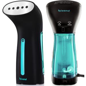 Travel Steamer for Clothes - Portable, Handheld for Clothing Garment and Fabric - No Spitting, Safe and Little Handy - Compact Home Mini Steamer for Curtain Metal Plate, 110V Only (Metal)