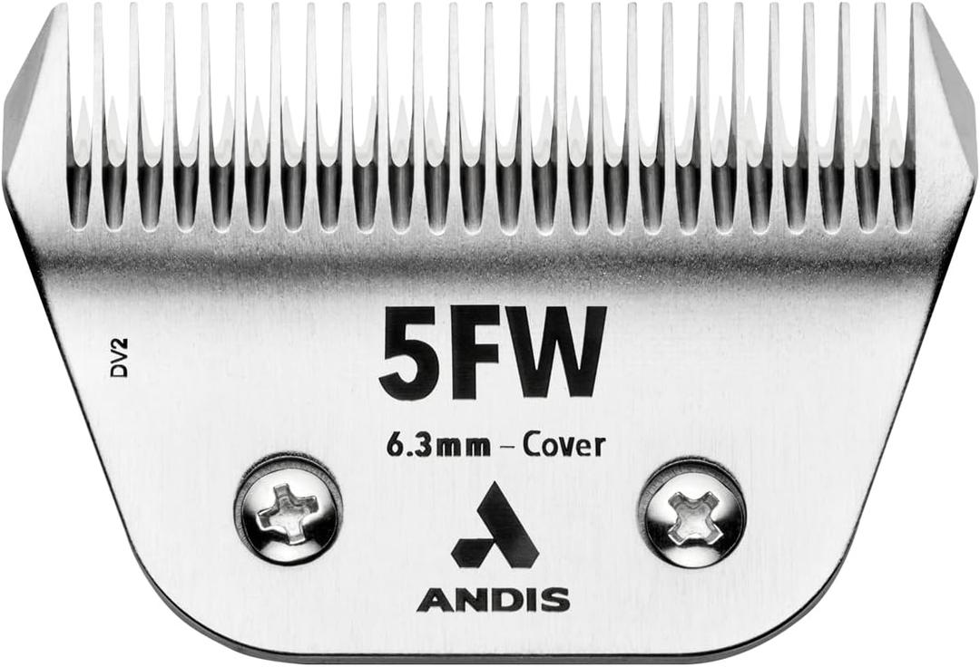 Andis 561464 ceramicEDGE #5FW Cover Wide Blade, Small Animal and Pet Grooming, Detachable Replacement Blade, Long Lasting, Stainless Steel