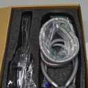 KENES Brushed Nickel Widespread Bathroom Faucet 2 Handle Bathroom Sink Faucet 3 Hole, 8-Inch 3 Pieces Vanity Faucet with Pop Up Drain & Supply Lines, KE-9050-P