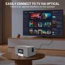 RHM K222 Karaoke Machine for Smart TV with Optical InputUltra-Low Latency, 3-Mic Support, 90FT Range, 70W Rich Stereo Sound, Voice Beautifier, Bluetooth/RCA, Perfect for Family Parties