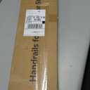 MDpygsfj Hand Rails for Outdoor Steps, 2 Step Handrail Stair Railing for Seniors for Porch Railing Deck Hand Rail Easy to Install and Sturdy