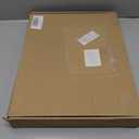 Large Acrylic Tray Ottoman Coffee Table Tray with Handles 17x13'' Decorative Serving Platter for Food Tea Dinner Snack Eating Bar Party, Neon Yellow