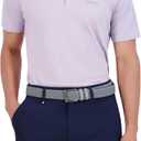 Ben Sherman Men's Pique Golf Sport Athletic Fit, UPF+, Moisture-Wicking, Odor Resistant, Casual Shirt (Magenta) S/P