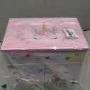 Jewelkeeper Kids Jewelry Box - Unicorn Theme - Musical Jewelry Box with Drawers - Artificial Wood Material - Includes Fancy Mirror and Twirling Figurine - Perfect for Girls