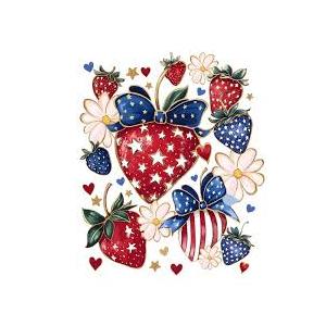 Lacama Cute Bow Spiral Notebook, Independence Day Patriotic Journal Gifts for Women, 4th of July Gifts for Women, She Love Jesus and America Too Cherry Spiral Notebook for School Office Supplies