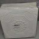 Elffloor Ceiling Tiles Peel and Stick Waterproof 3D Foam Self-Adhesive Flower Ceiling Sticker 13.8 in13.8 in, Pack of 32, Covering42 sq.ft for roof and Wall