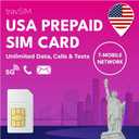 travSIM Prepaid Sim Card USA 