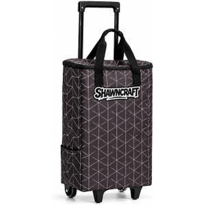 Rolling Shopping Bag, Grocery Cart on Wheels, Collapsible Wagon