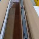 ROGMARS 72 Inches Long Walnut Floating Shelves with Led Light, 72 Inch set of 2