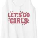 Womens Let's Go Girls, Party, Bachelorette Party, Bridal, Funny Tank Top, XL