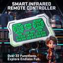 BEZGAR TR300 Robot Toys for Kids - Smart Programmable, Dancing Remote Control Emo Robot with 22 Actions, Supporting 78 Changing Expression, for Kids, 3 4 5 6 7 8 Year Old Boy Birthday