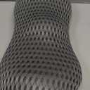Lumbar Support Pillow for Office Chair, Memory Foam Lumbar Pillow for Lower Back Pain Relief (Grey)