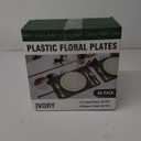 60 Pack Ivory Scalloped Plastic Plates with Gold Rim, Disposable Elegant Plates Include 30pcs Dinner Plates 10.25", 30pcs Plastic Dessert Plates 7.5", Perfect for Thanksgiving, Christmas and Party (60 Pack)