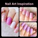 MEKK Short Coffin Nail Tips,240PCS Full Cover Half Matte Soft Gel Nail Tips,Pre-Shaped Nail Extensions for Home DIY & Salon Use - 12 Sizes