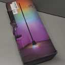 Keepsmile Smart RGB LED Corner Floor Lamp,172 LEDs Bright Standing Lamps for Living Room with APP and Remote,Modern Floor Lamp with Music Sync and 16 Million Colors, Ambient Lighting for Bedroom (Black)