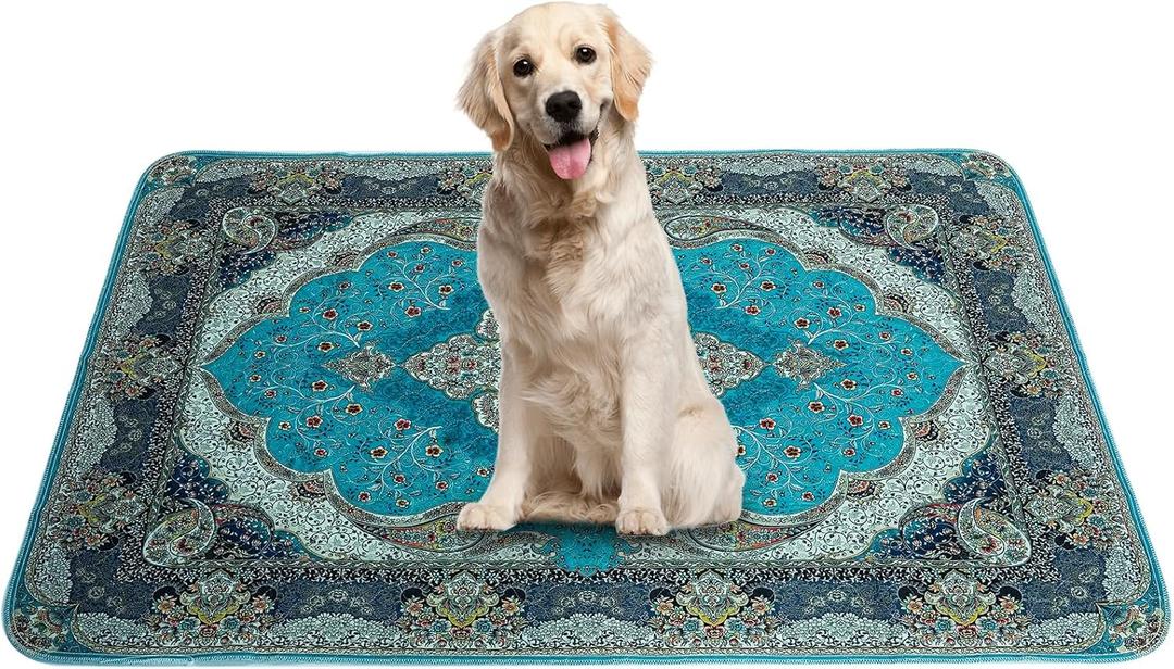 Peepeego 2 Pack Washable Pee Pads for Dogs 36x36Inch, Waterproof Puppy Pads with Fast Absorbent, Reusable, Non Slip, Premium Dog Pads for Puppy Playpen