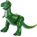 Disney Store Official Rex Interactive Talking Action Figure from Toy Story, Features Sounds and Phrases from The Movies, Interacts with Other Figures and Toys