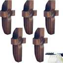 Cross my HeartSmall Wooden CrossEncouragement Gifts Stress Relief, Pocket Handheld Prayer Crosses, Religious Gifts (5PCS)