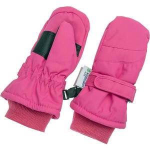 Zelda Matilda 100G 3M Thinsulate Children Toddlers & Baby Mittens Winter Waterproof Mittens (8-10 Years, Black)