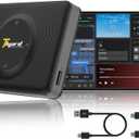 Tesla Carplay Wireless 3 in 1 Adapter and Android Auto Wireless Adapter, Plug and Play, Easy Installation, for Netflix, YouTube, Disney +, Tesla Model 3 Model Y 2016-2025, with iOS Android