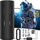 3000+ Miles Range TV Antenna,2026 Upgraded Digital Antenna for Smart TV Indoor Outdoor with Amplifier Signal Booster, HD Antenna for Local Channels for All TVs38ft Coax CableSupport 8K 4K 1080p