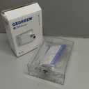 Large Thermostat Lock Box Cover with Key, Clear Thermostat Cover with Lock Compatible With Honeywell Home Thermostat On Wall, AC Lock Box Cover with Key Fits Thermostats 5"H x 6" W or Smaller