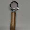 Normcore 51mm Naked Bottomless Portafilter 2 Ears Fits Delonghi ECP3420/EC155/BCO430/EC260 with 18g Basket Included, Genuine American Walnut Handle