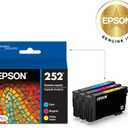EPSON 252 DURABrite Ultra Ink Standard Capacity Color Combo Pack (T252520-S) Works with WorkForce WF-3620, 3640, 7110, 7610, 7620, 7710, 7720, 7210