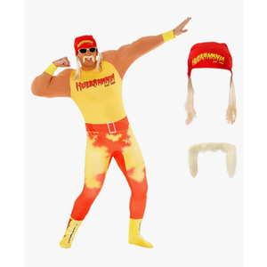 Morph Hulk Hogan Costume, Hulk Hogan Costume Adult, WWE Hulk Hogan Costume
