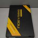 NOEVSBIG Desk Magnifying Glass with Light 10+5X Desktop Lamp Close Work Up for Table Crafting, Reading, Sewing, Panting, Soldering, Ultra Long 3-Section Swing Arm Design for Large Workbench