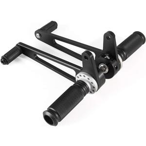 Motorcycle Cafe Racer CNC Aluminum Rear Sets Foot Pegs in Black Style 1 for Custom Bobber CB125 CB350 CB360 CB450,for KZ400 KZ650 KZ750 KZ900 KZ1000 KZ1100, for GT 125-750